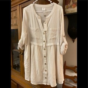 by Together beige dress NWT Large
